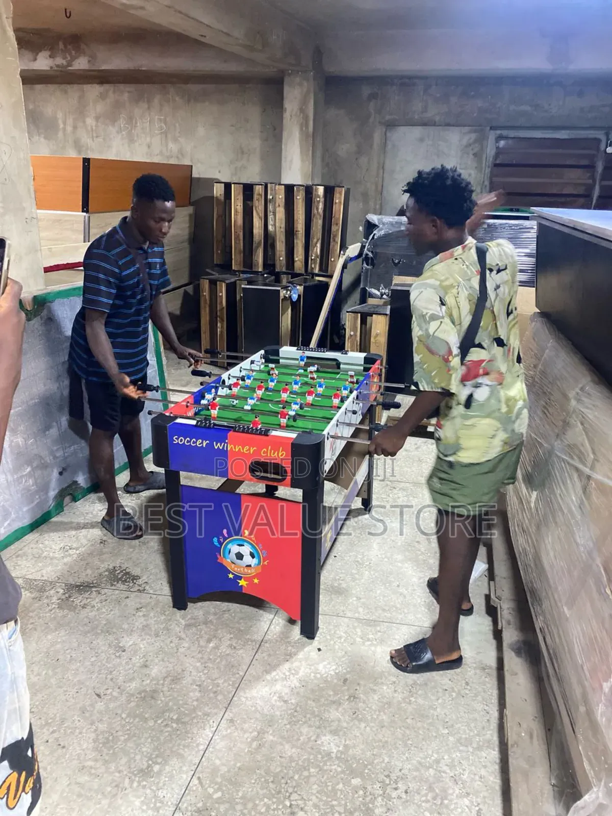 4ft Soccer Table With Accessories (Multicolor)