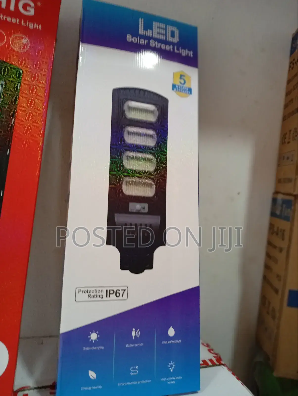 500w All in One Solar Street Light 4 Eyes