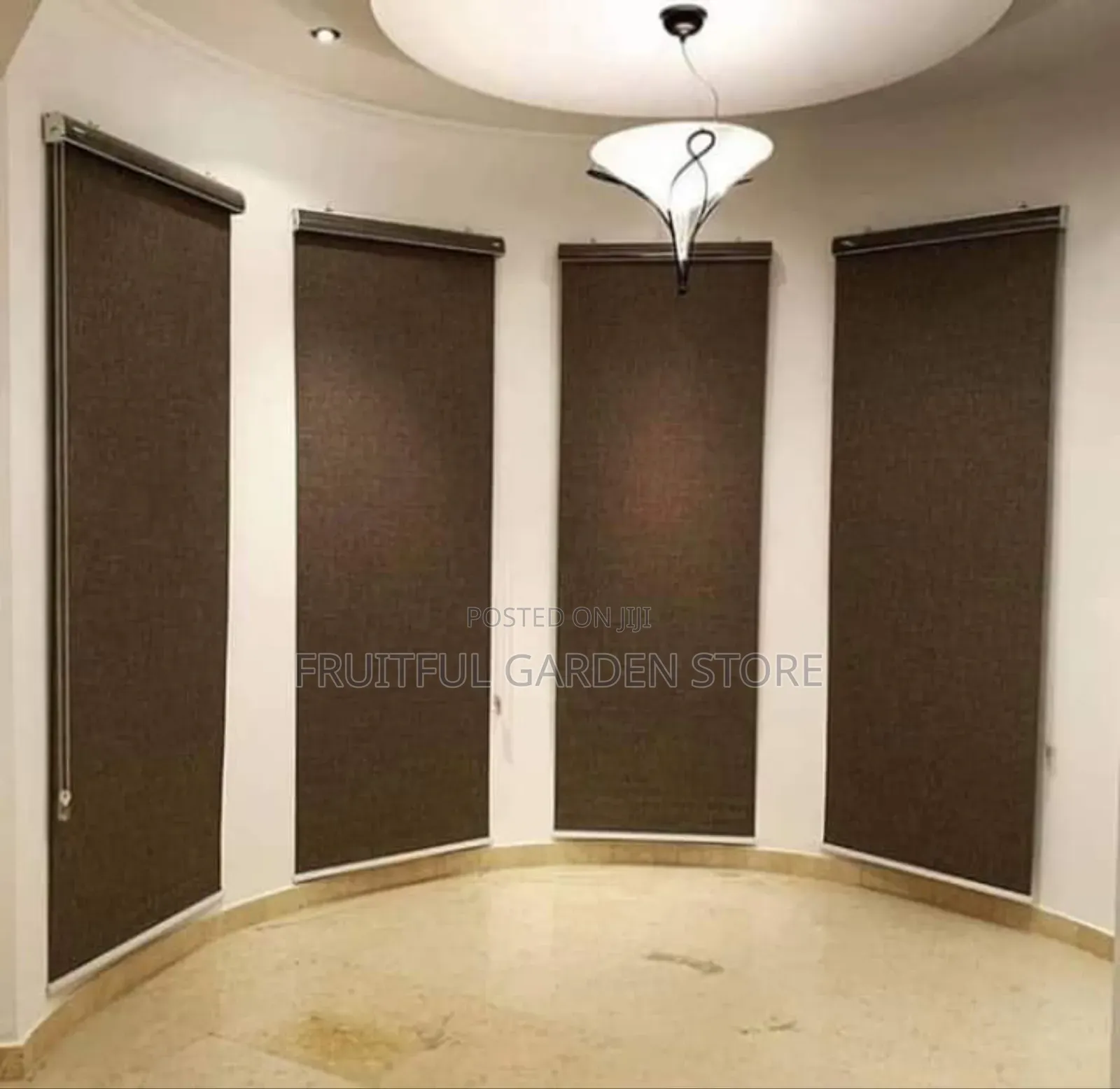 Brown Blackout Roller Blind