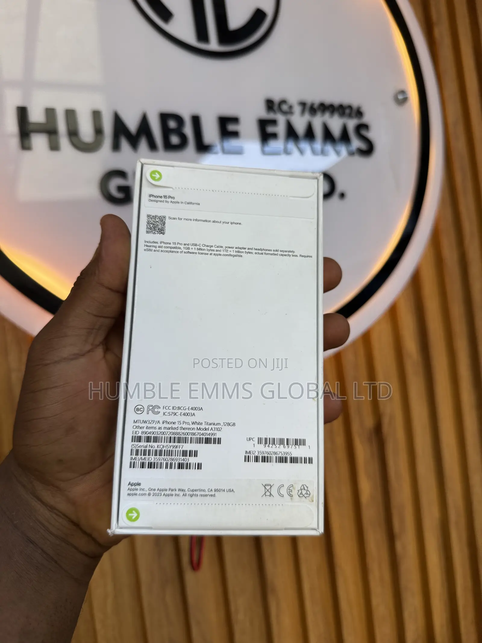 New Apple iPhone 15 Pro 128 GB