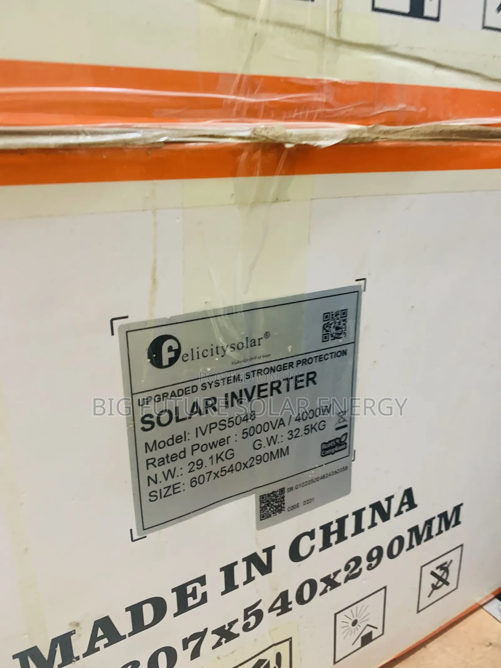 5kva Felicity Solar Inverter 48v