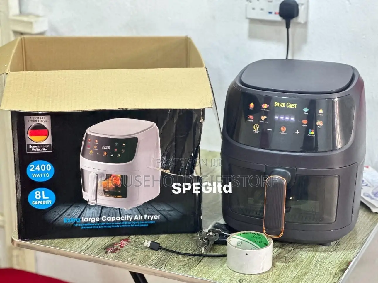 8 Liters Digital Silvercrest Air Fryer