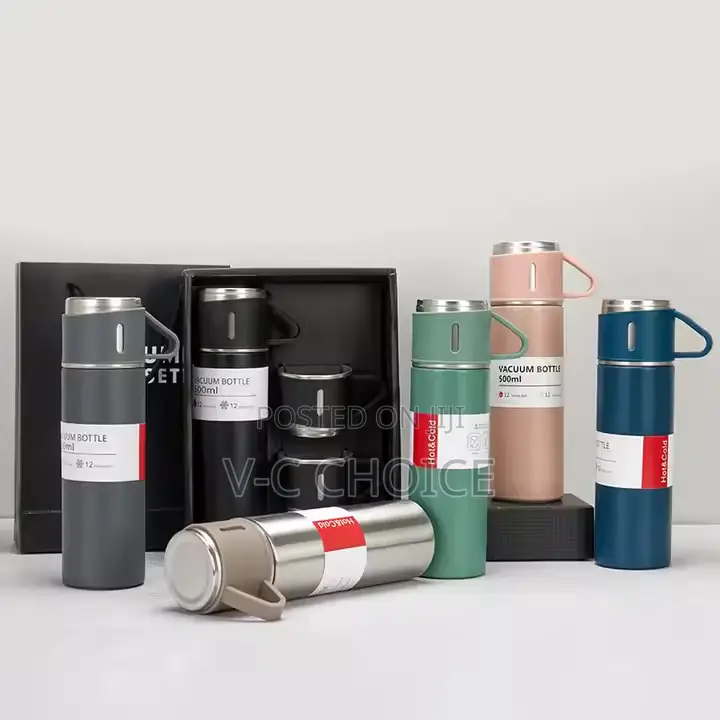 Thermos Bottle Travel Mug Water Bottle Cup Set For Gift