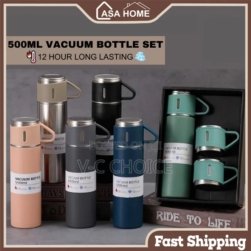 Thermos Bottle Travel Mug Water Bottle Cup Set For Gift