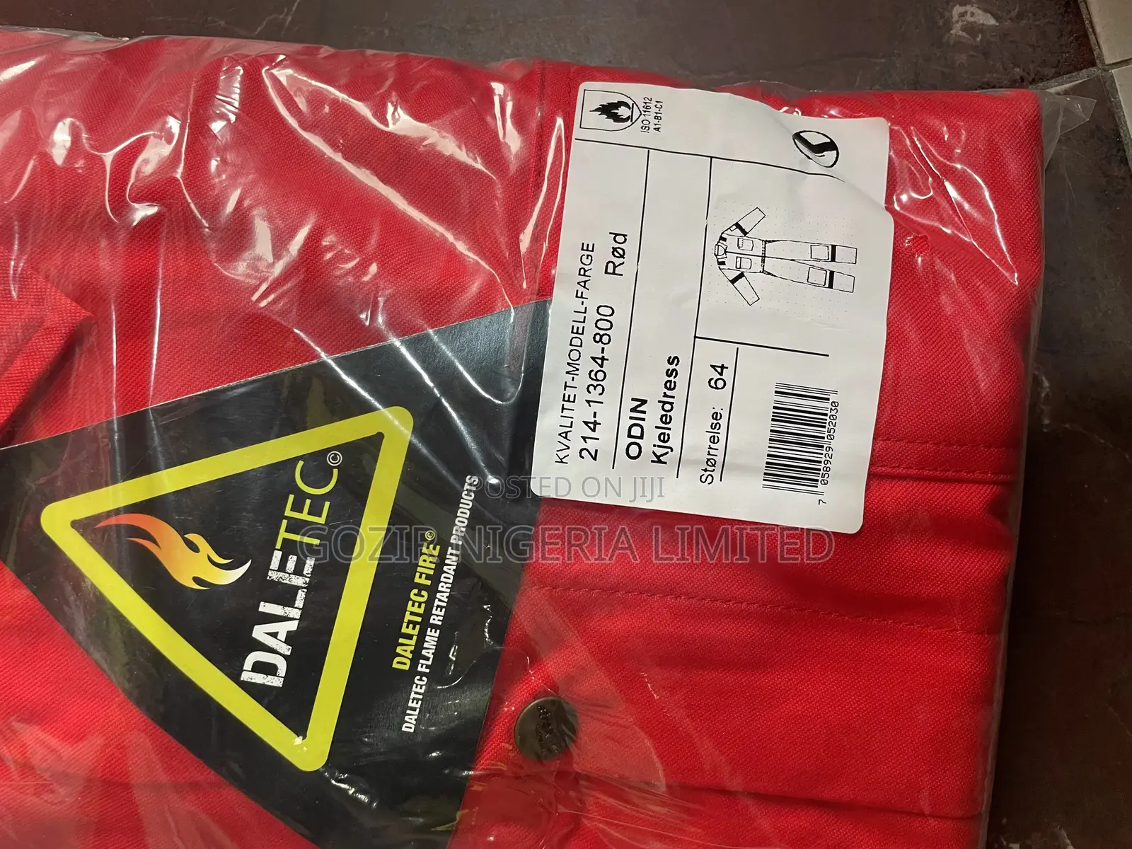 Daletech Fire Retardant Coverall