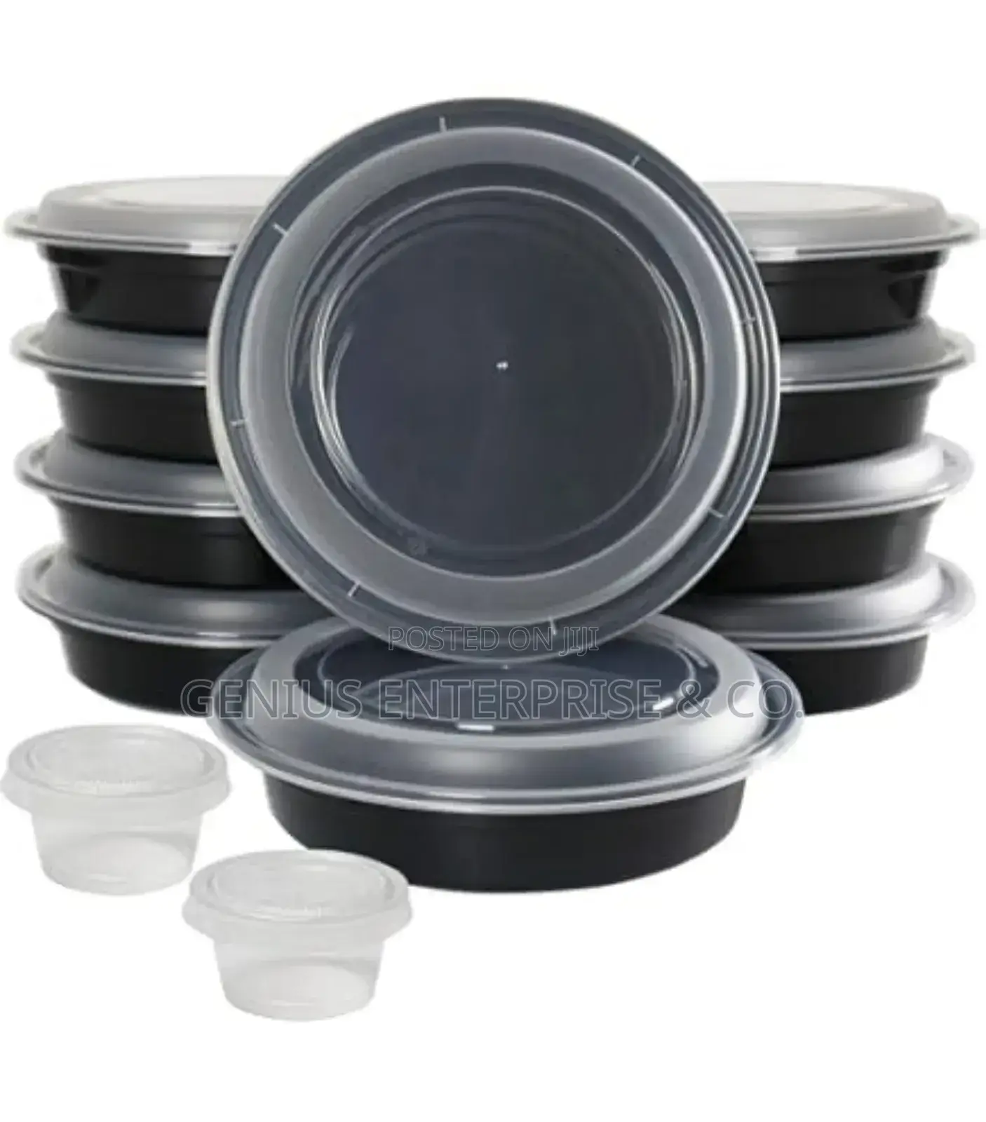 Extra-Thick Meal Prep Bowls With Lids Plastic Containers