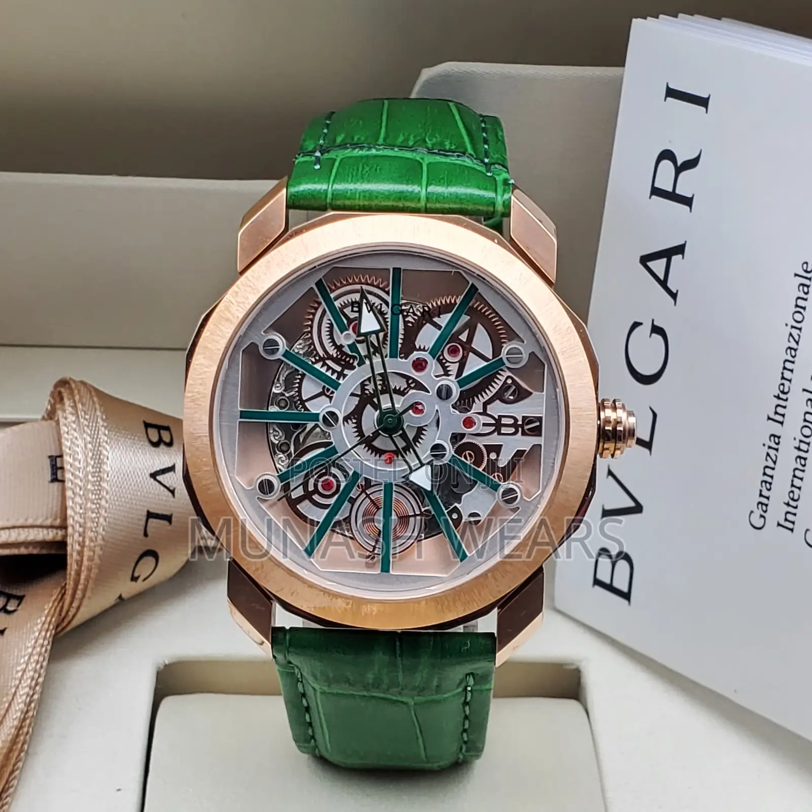 Bvlgari Original Leather Wristwatch