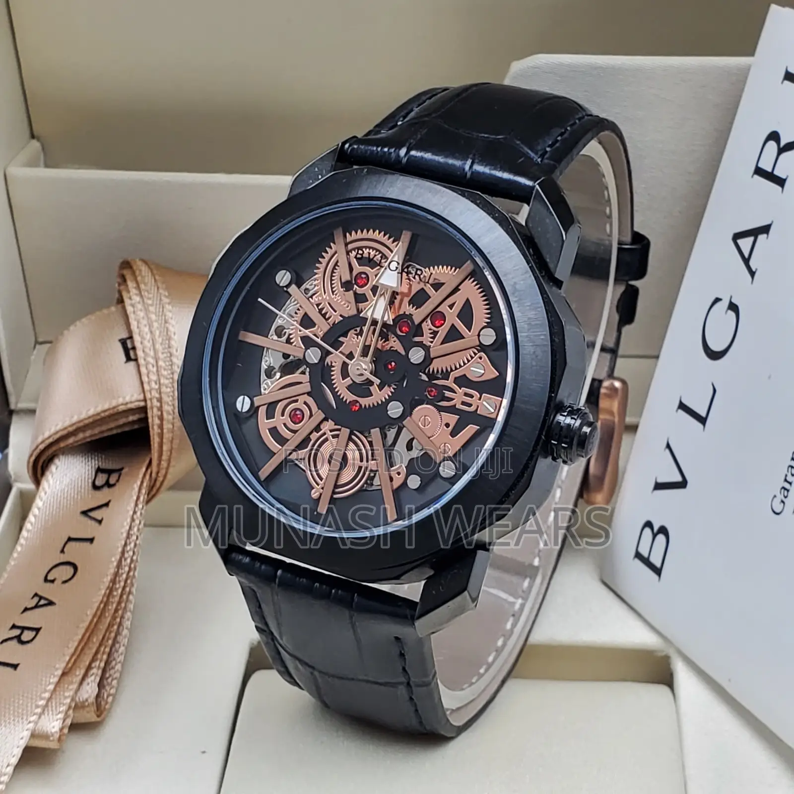 Bvlgari Original Leather Wristwatch