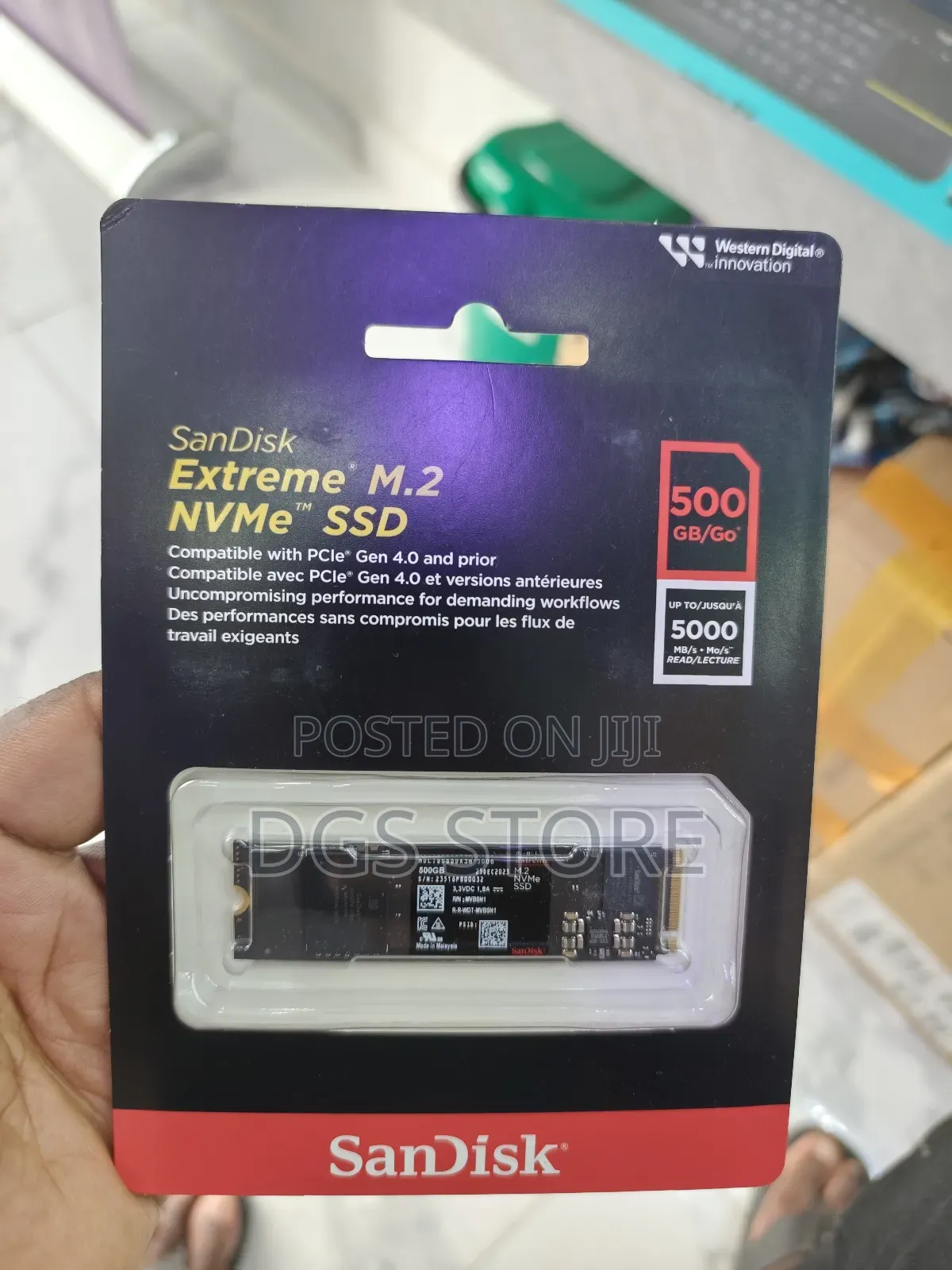 Sandisk Extreme M2 Nvme Ssd Internal 500gb