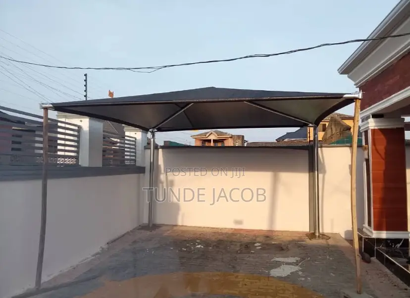 Carport For 2 Car Capacity. Fabrication And Installation