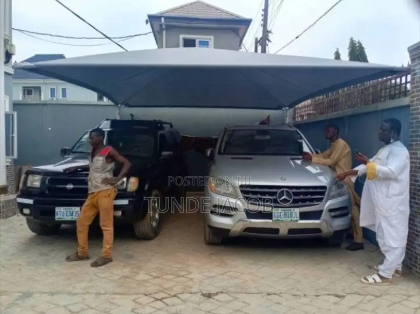 Carport For 2 Car Capacity. Fabrication And Installation