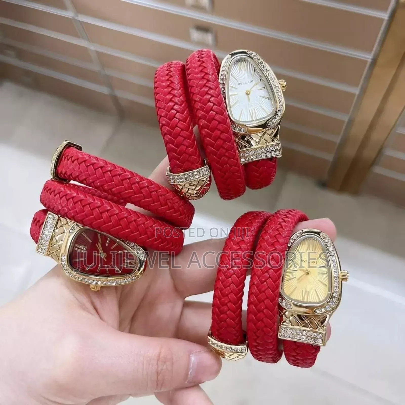 Quality Ladies Snake Bangle Wristwatch