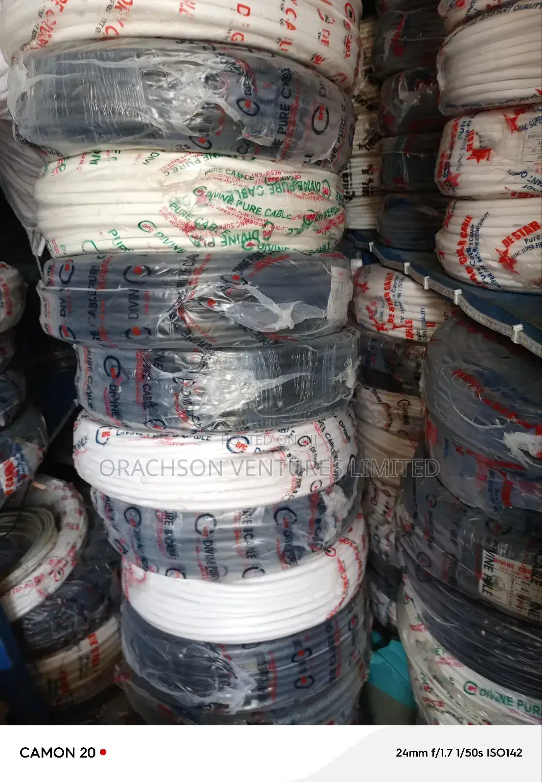 3corex2.5m2 Rolls of Flexible Wires and All Sizes