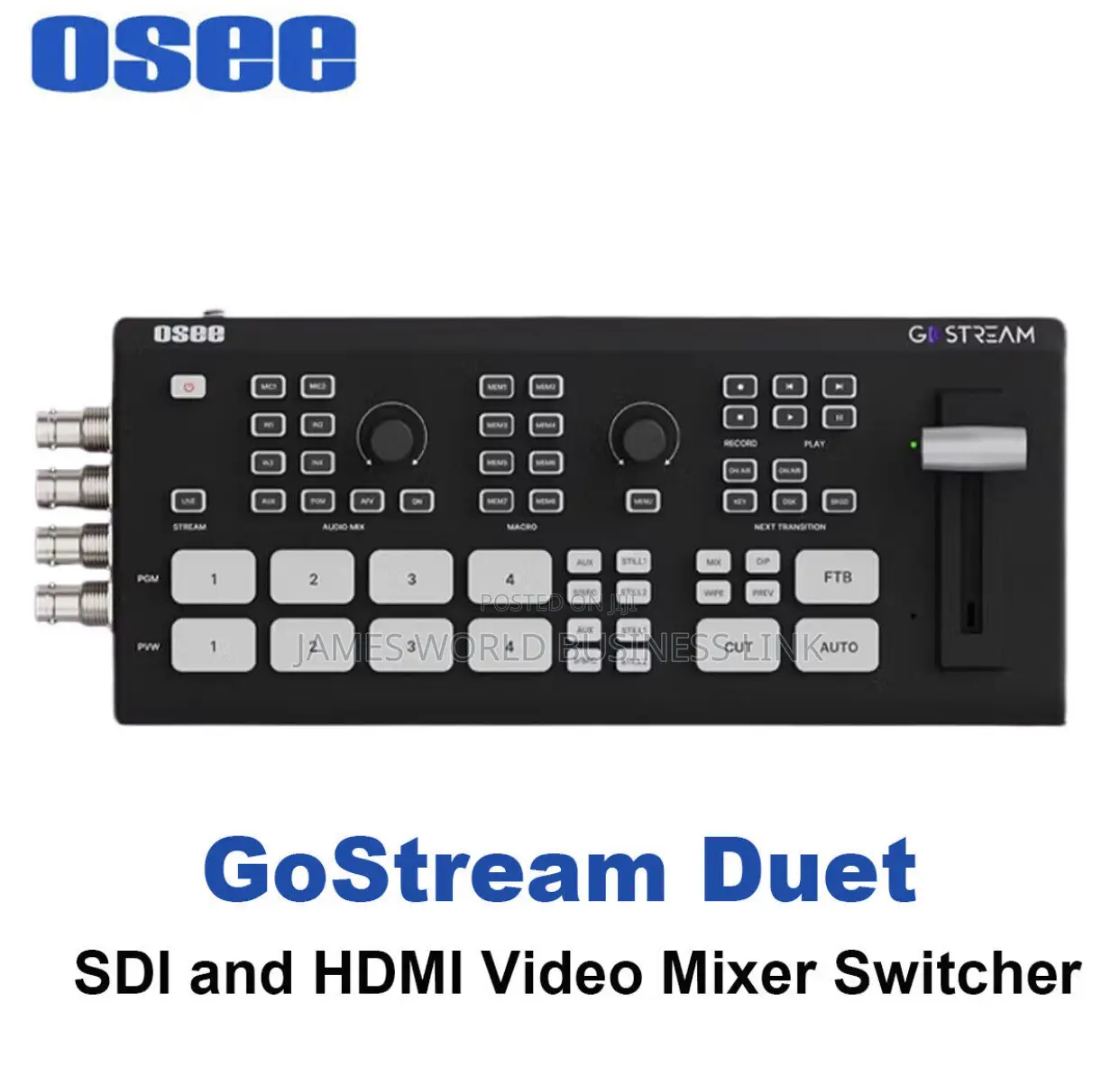 Osee Go Stream Sdi and Hdmi Video Switcher 5 Channels