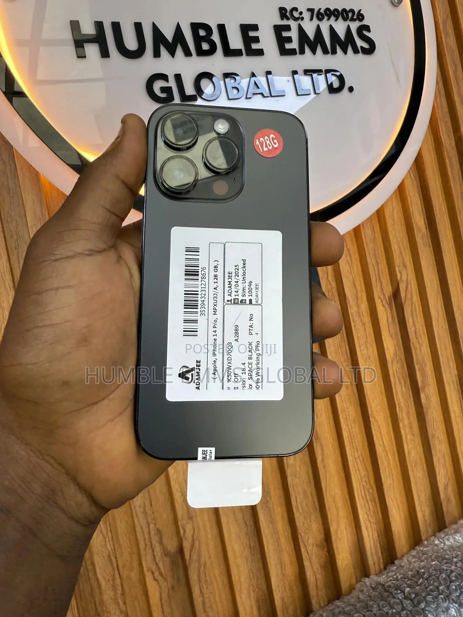 New Apple iPhone 14 Pro 128 GB Black