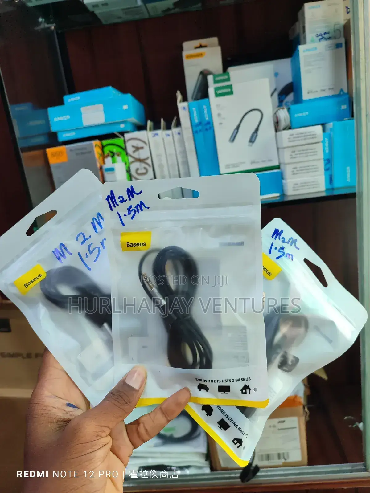 1.5m Baseus 3.5mm Aux Cable