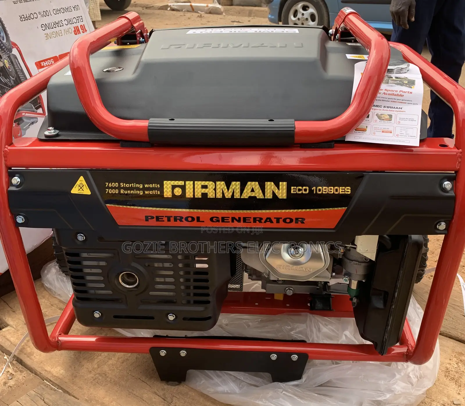 Firman Ecological Silent Generator 7kva With Key and Tyre.