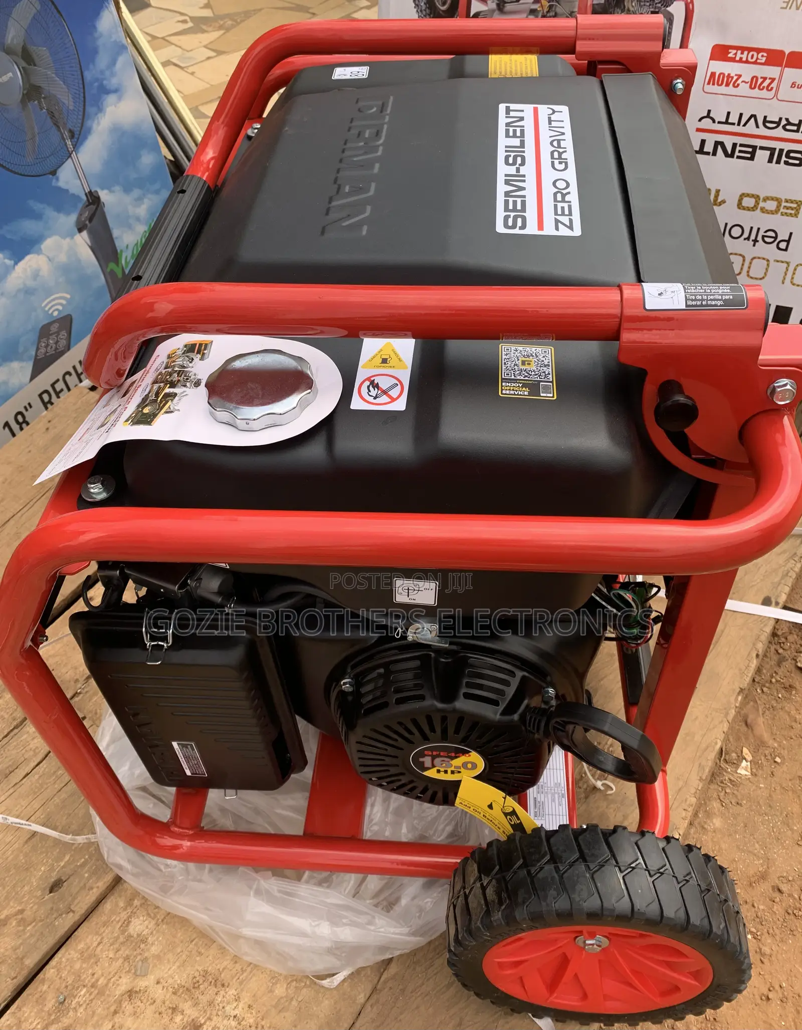 Firman Ecological Silent Generator 7kva With Key and Tyre.