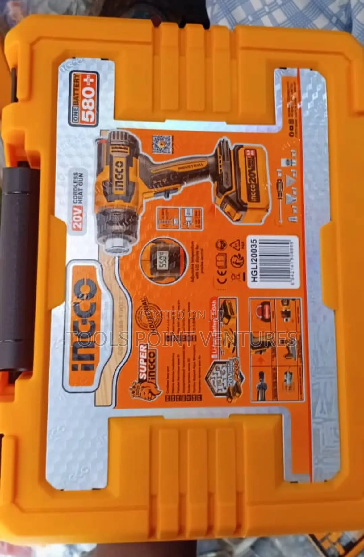 Ingco 20v Cordless Heat Gun
