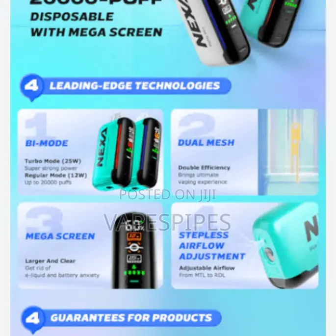 Nexa 20000 Puff a Game-Changer in Disposable Vaping