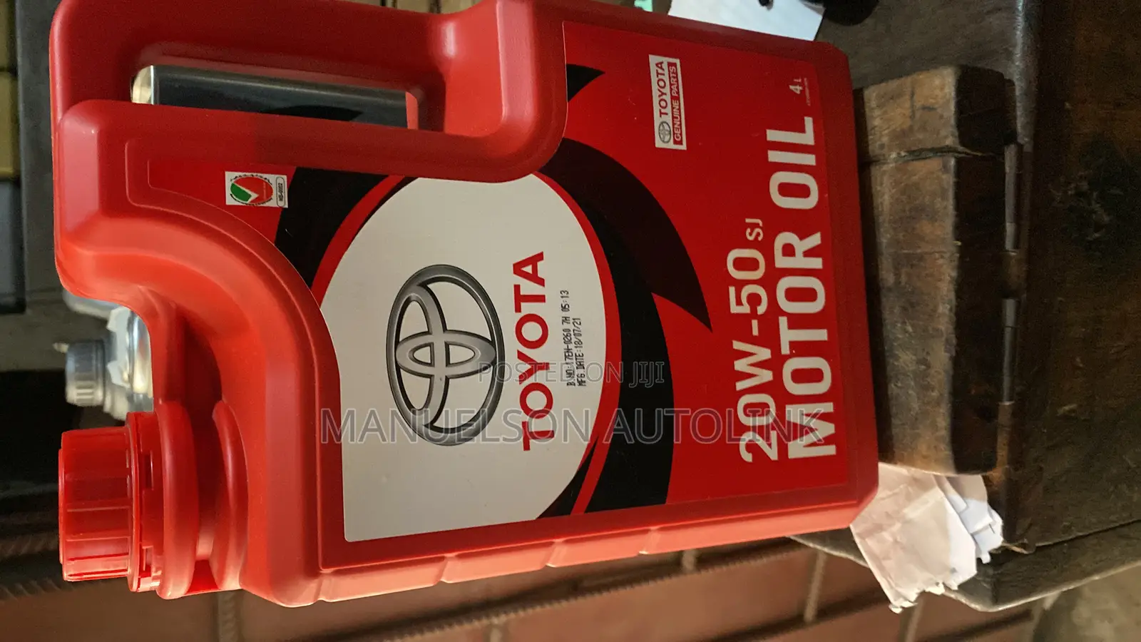 Toyota Engine Oil for 20w-50 Hilux,Rav4,Sienna