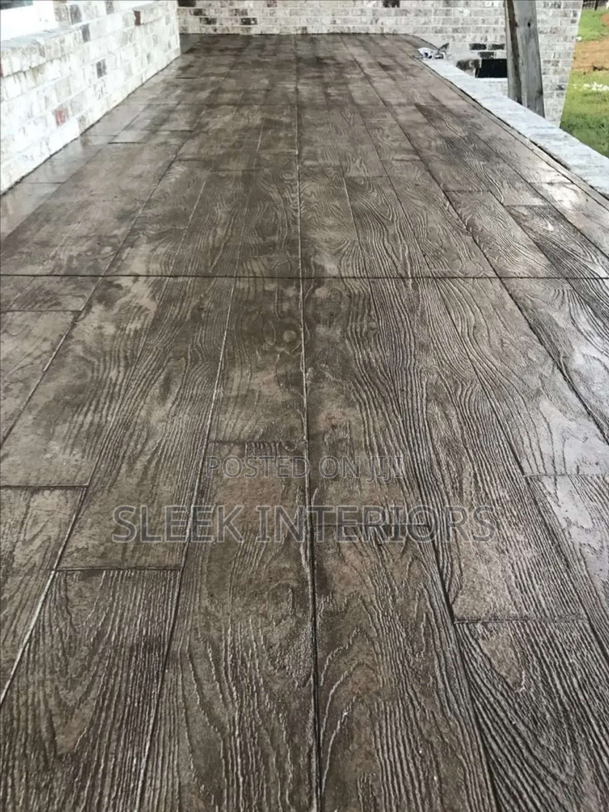 Planked Design Concrete