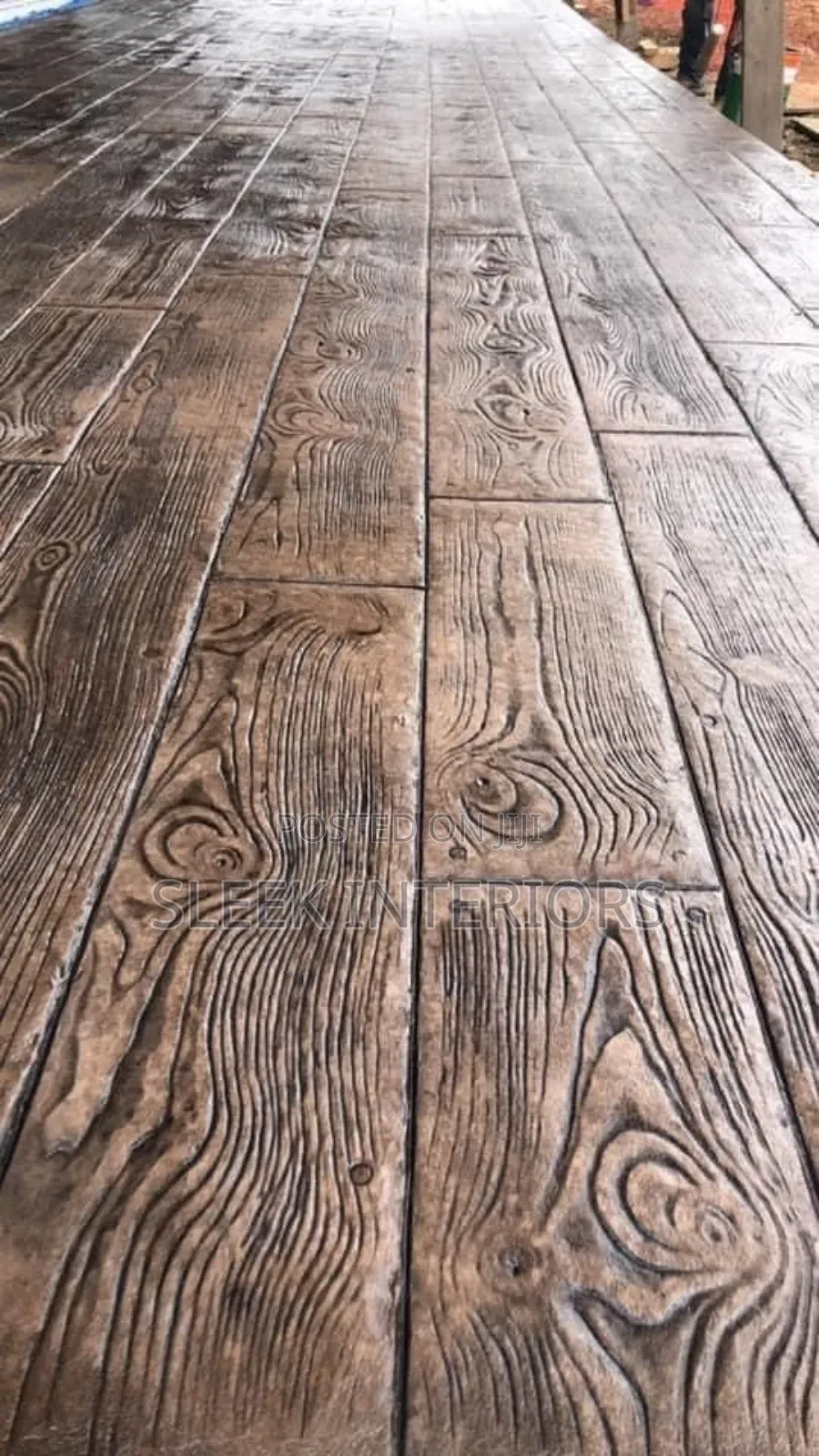 Planked Design Concrete