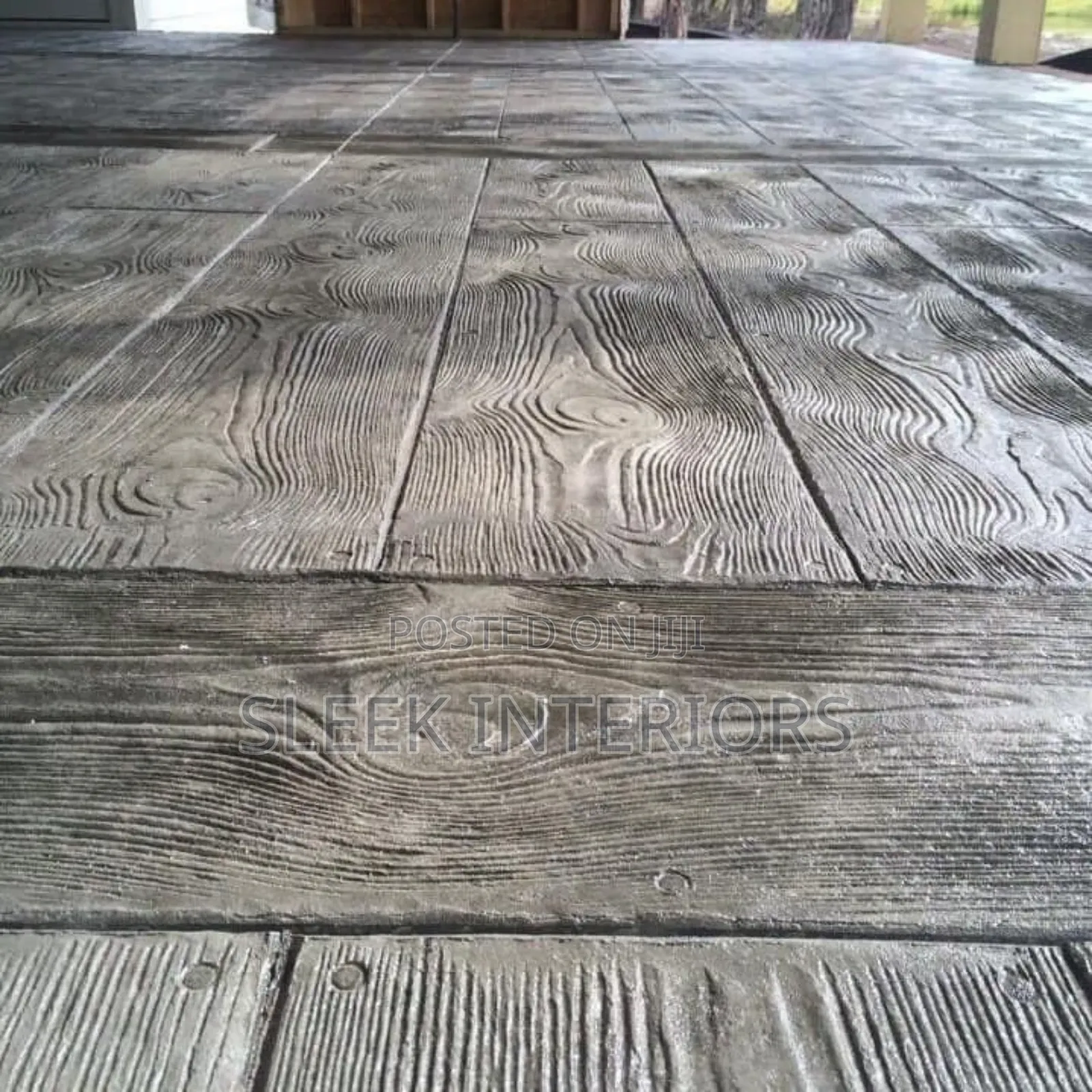 Planked Design Concrete