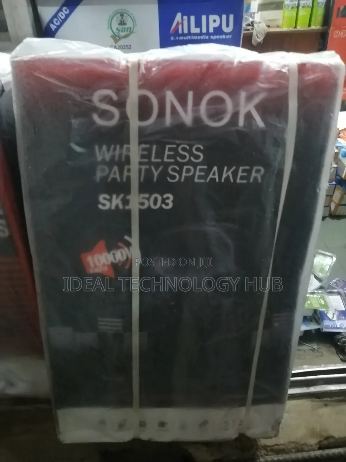 Sonok Multimedia Party Speaker Sk-15 5000w With 2 Mic