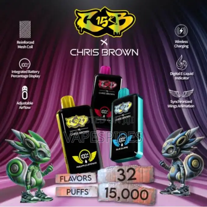 Chris Brown 5% 15000 Puffs Disposable