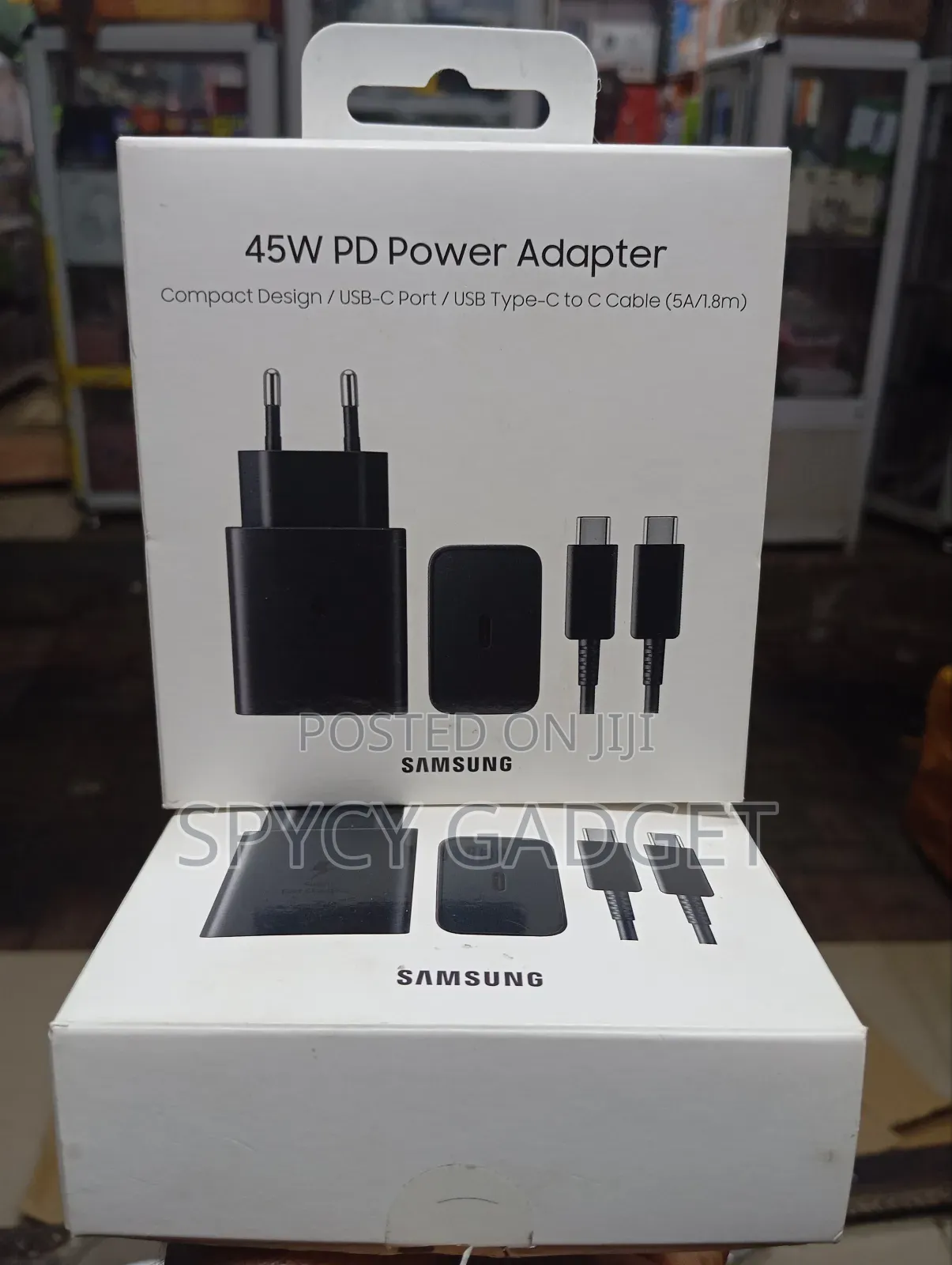 Original 45w Power Adapter Usb Type-C to C Cable (5a/1.8m)