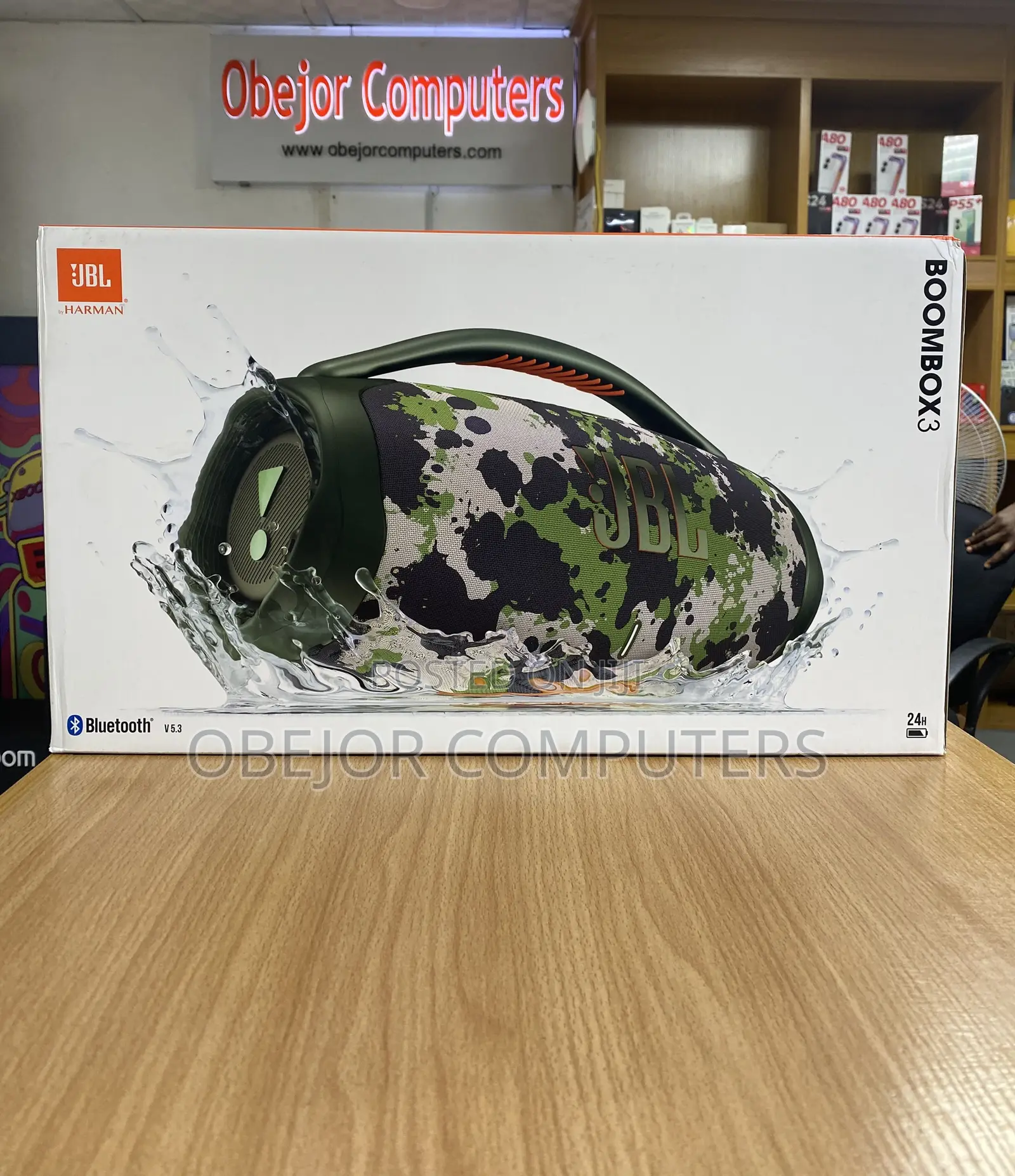 JBL Boombox 3 Portable Bluetooth Speaker With Deepest Bass