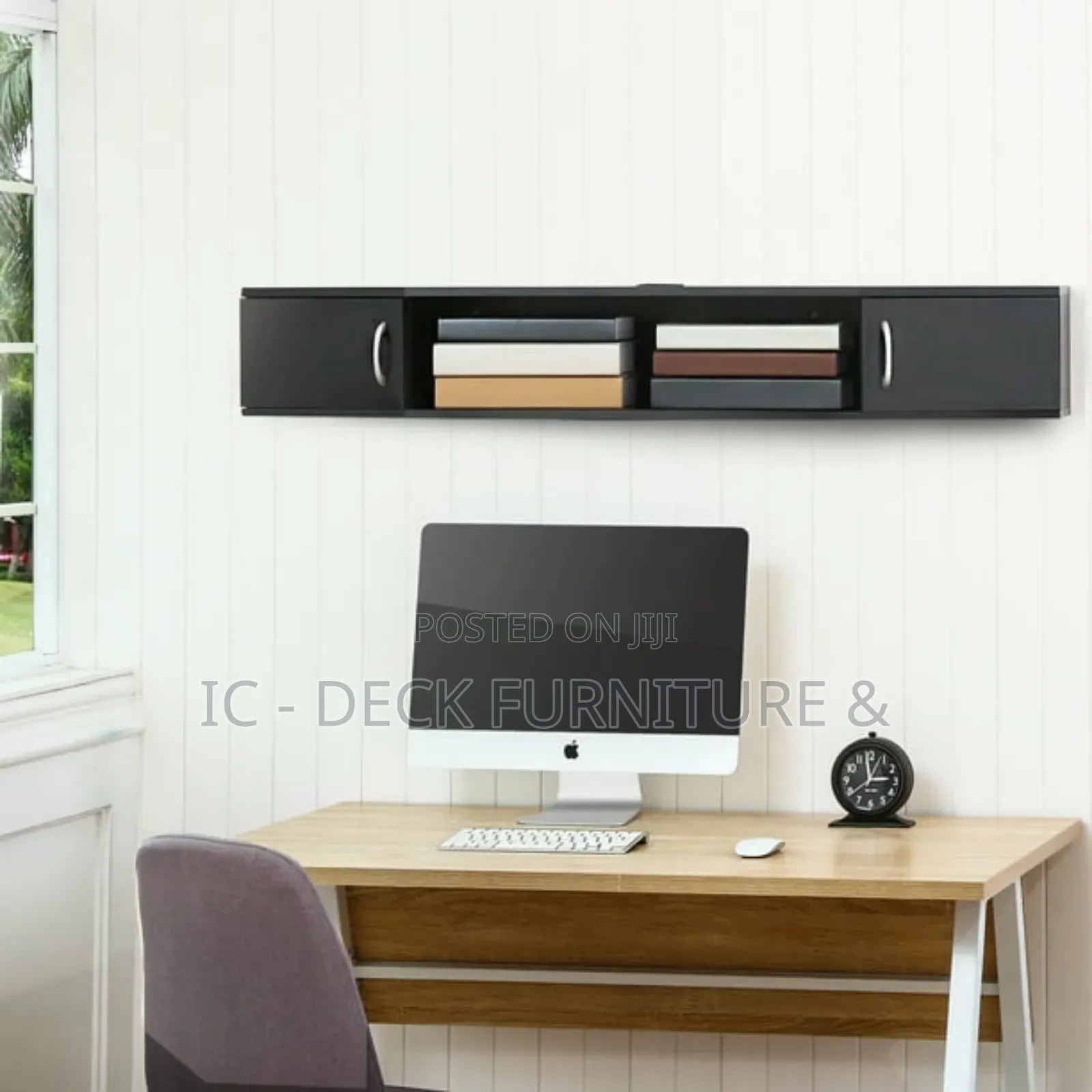 Tvs5 Wall Mount 4ft Wall Shelf / TV Stand, 50" TV Max