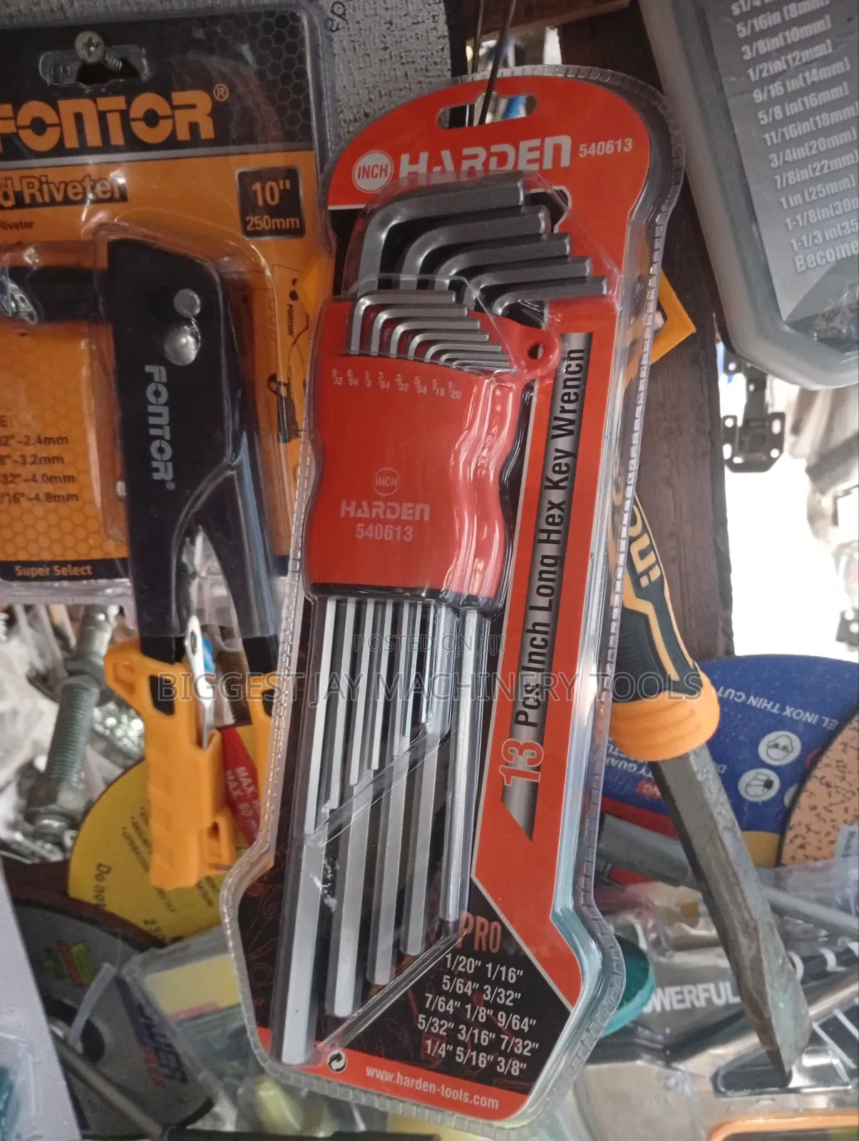 Harden Long Allen Key 13pcs