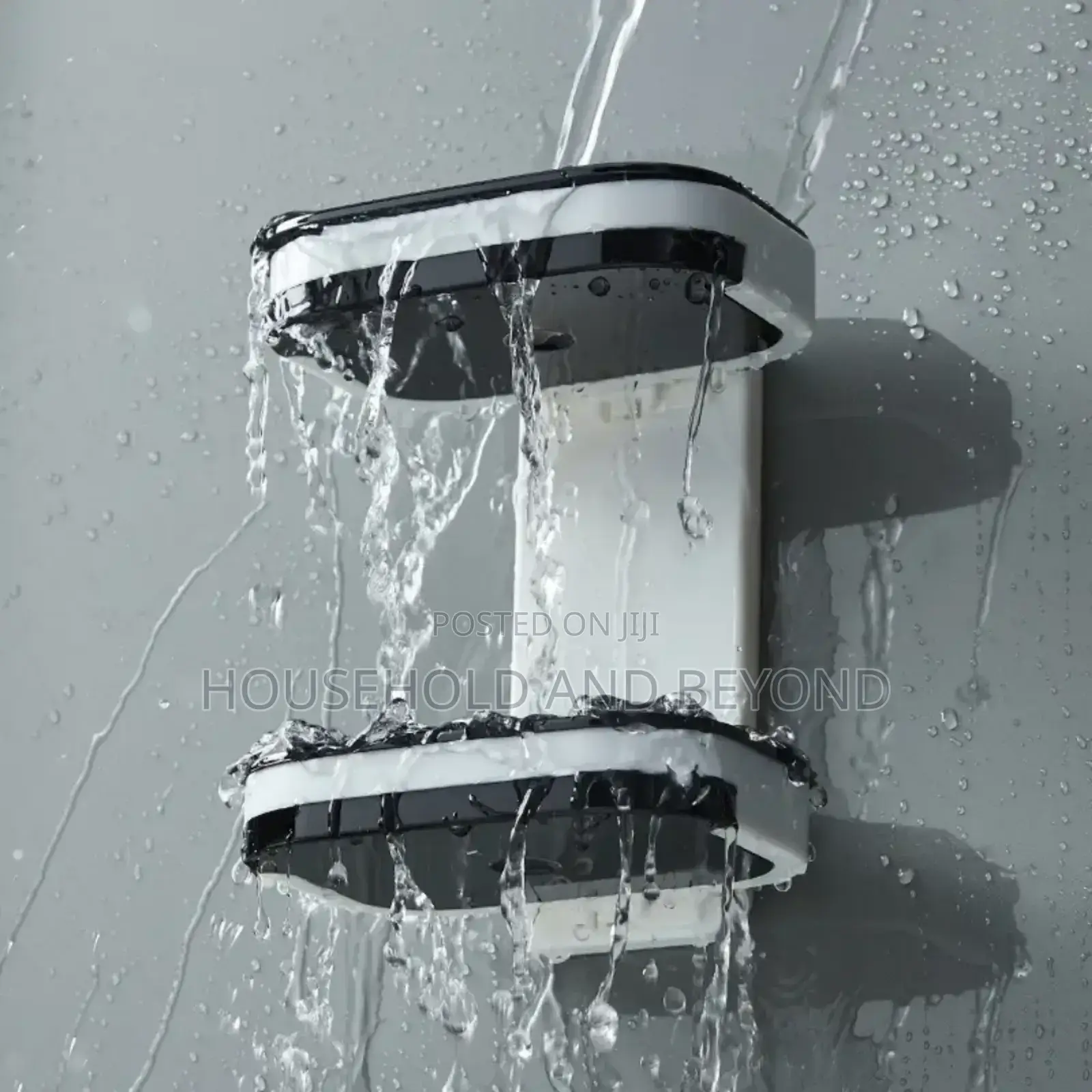 Wall Mounted Double Layer Soap Box With Drain