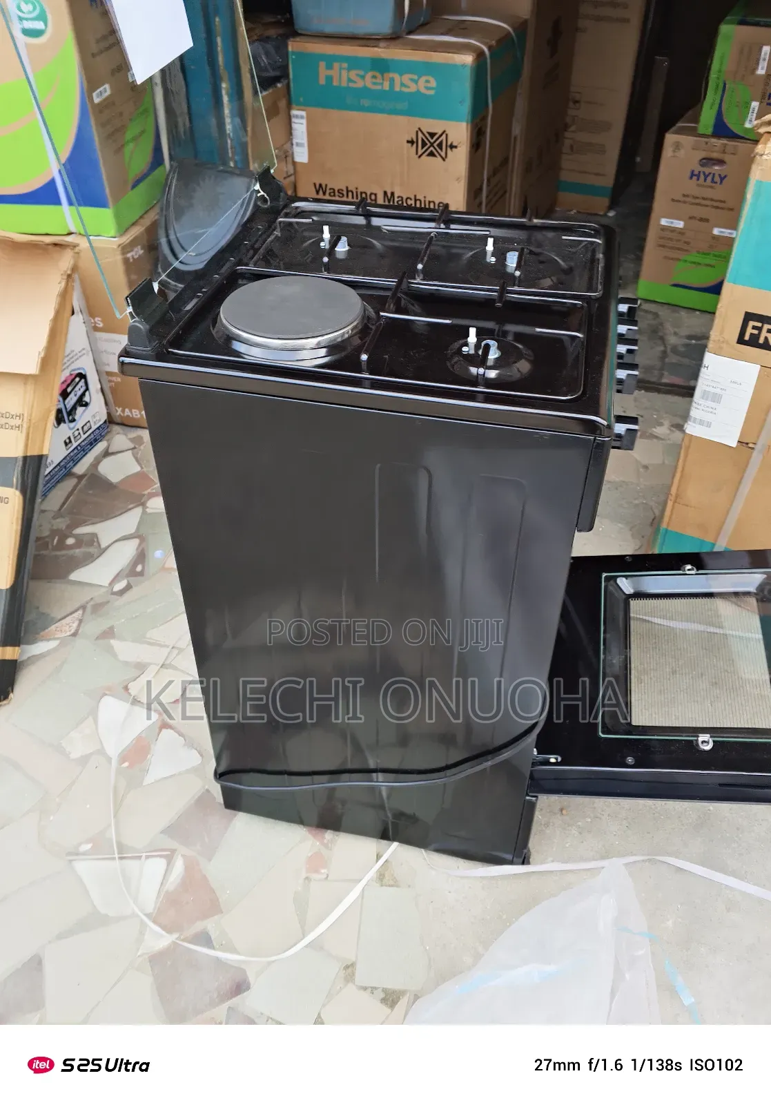 Bruhm Gas Cooker 3 Gas 1 Electric Burner