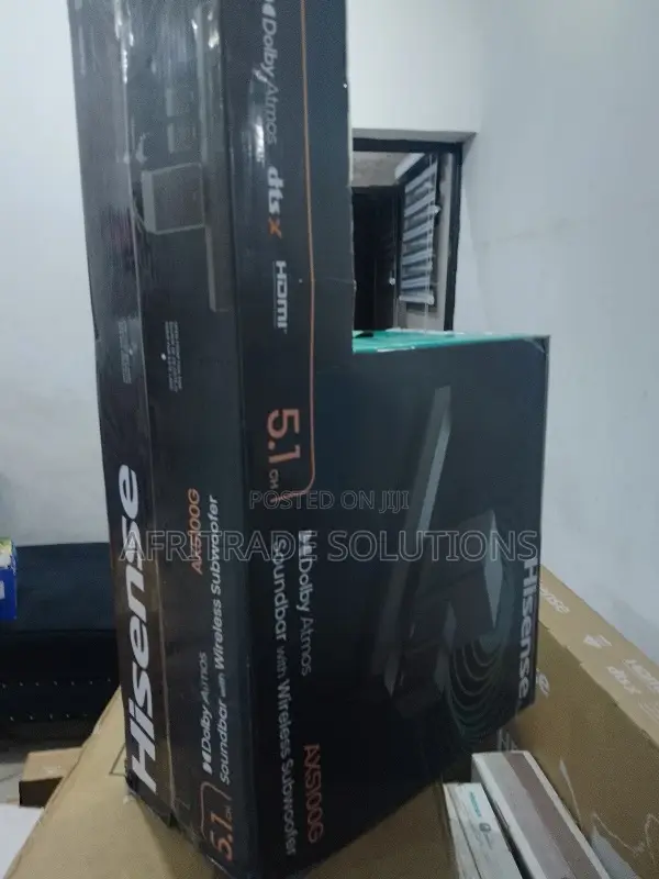 Hisense 340watts Dolby Atoms 5.1ch Sound Bar/Sub-Woofer