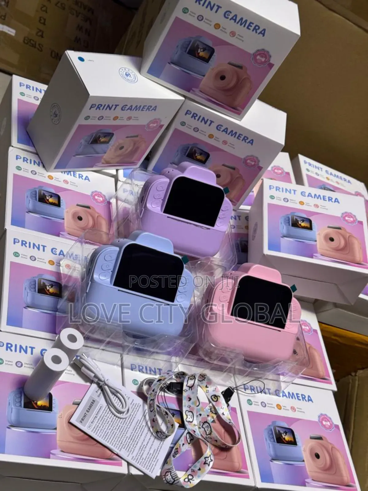 Kids Instant Camera Video Photo Printer Camera 3 Photo-paper