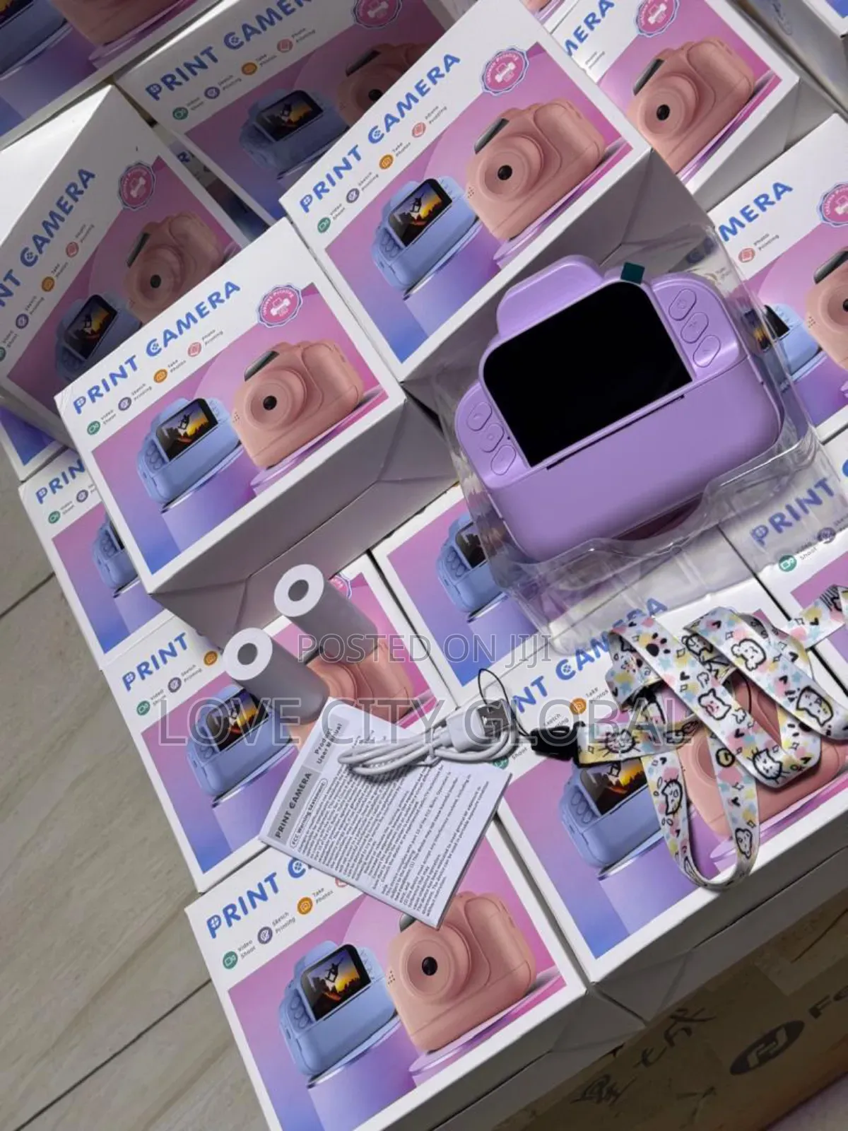 Kids Instant Camera Video Photo Printer Camera 3 Photo-paper