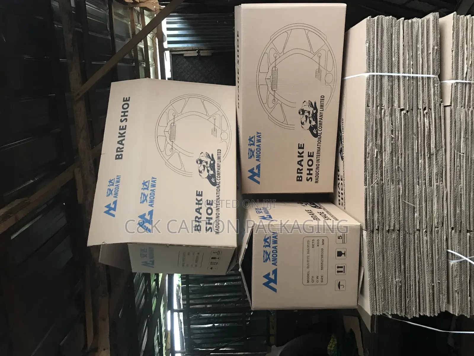 Break Shoe Two Colour Prinnted Carton Box