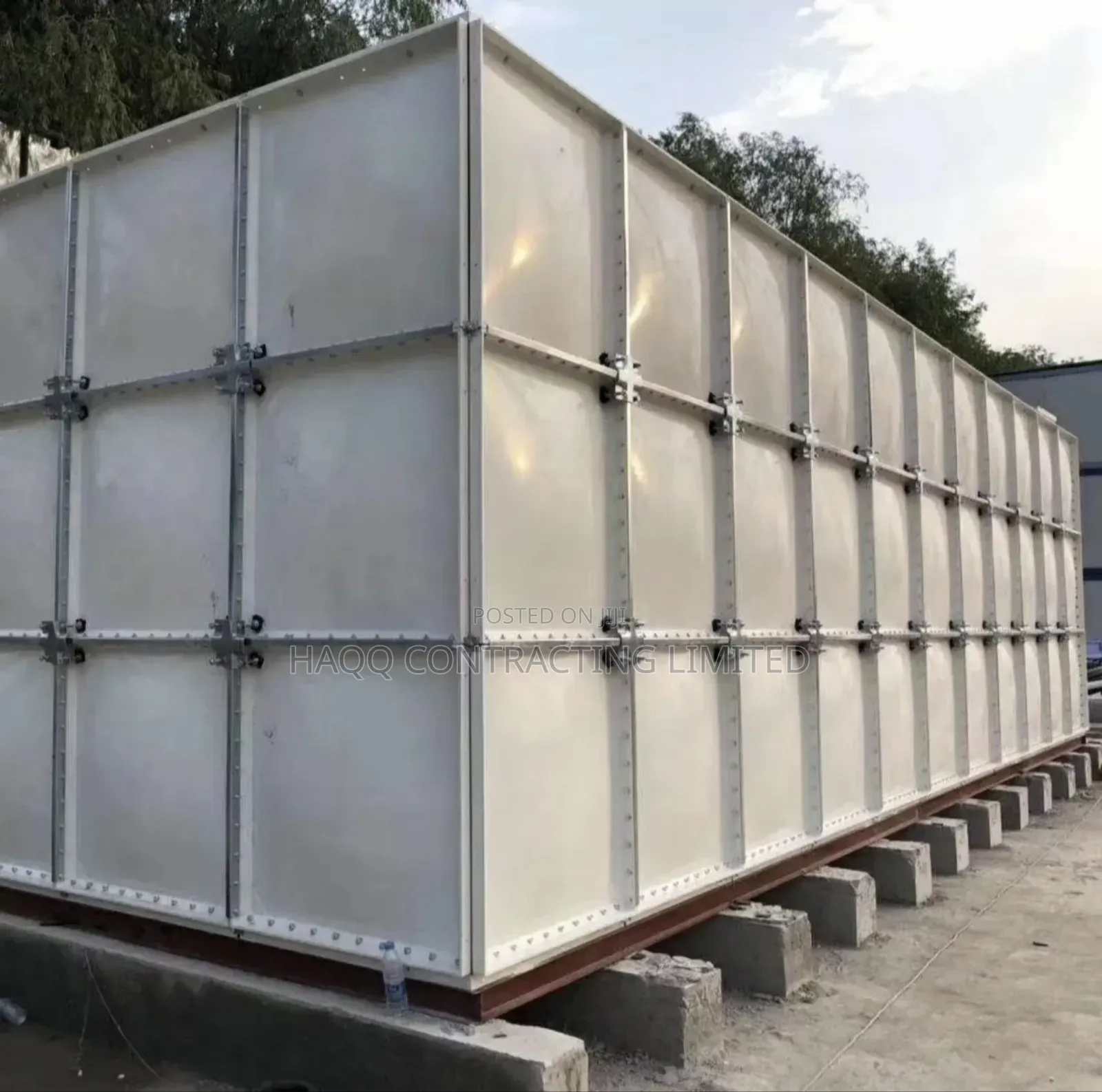 Fibreglass Water Tank and Stanchion