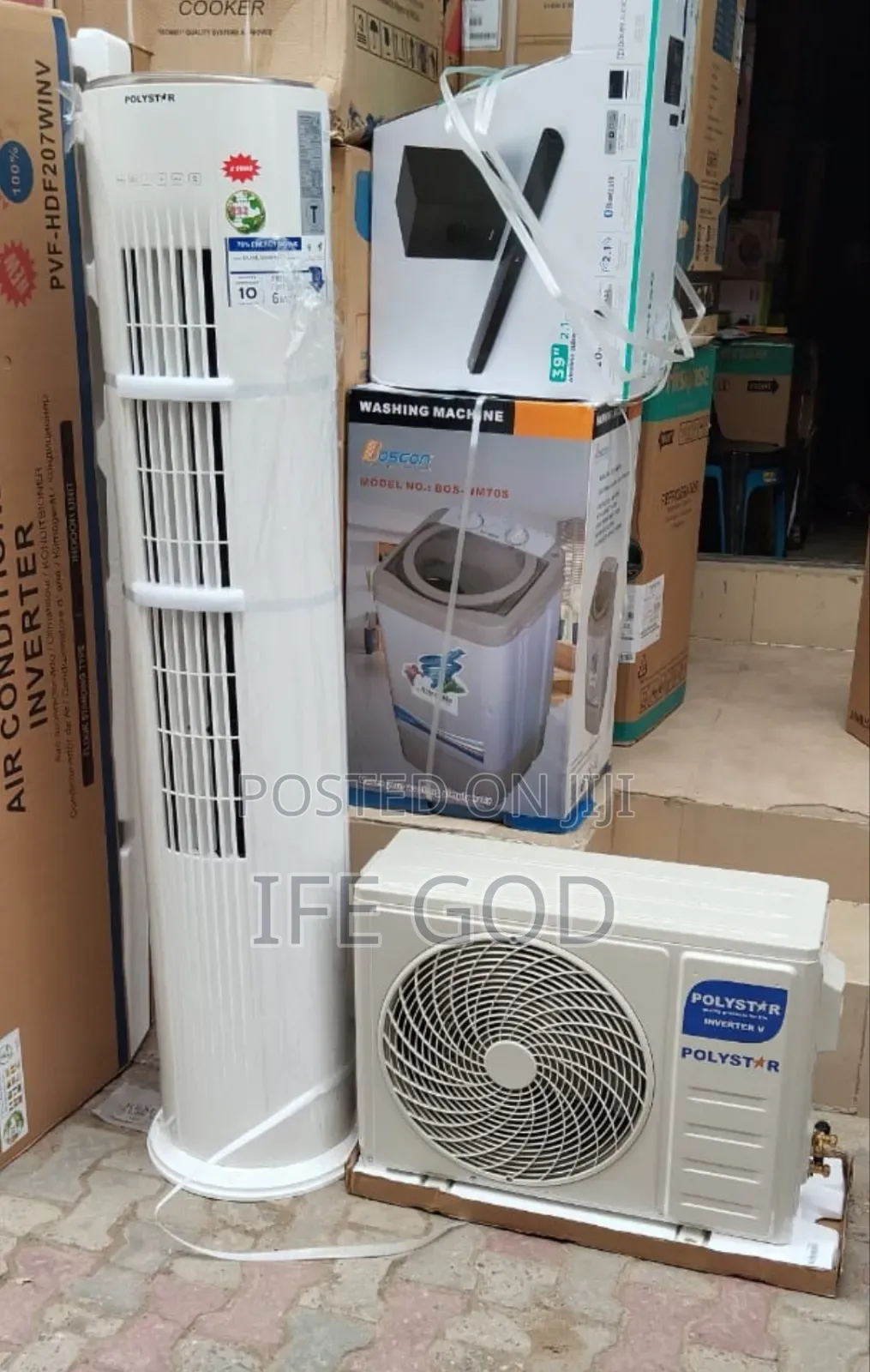 Original Polystar 3 Hp Dual Inverter Air Conditioner