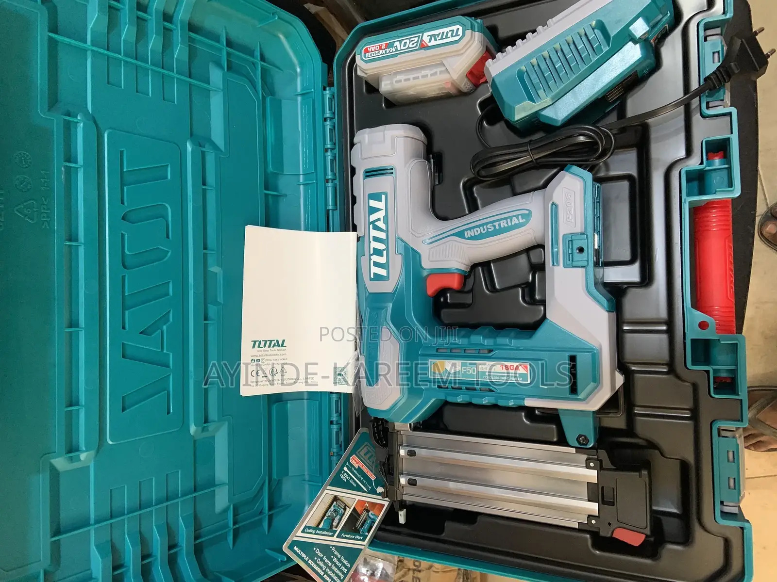 Industrial Cordless Brad Nailer
