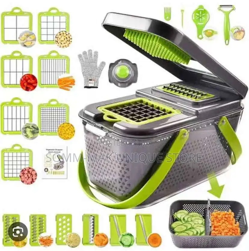 22 In 1 Multifunctional Vegetable Chopper Onion Grater Carro
