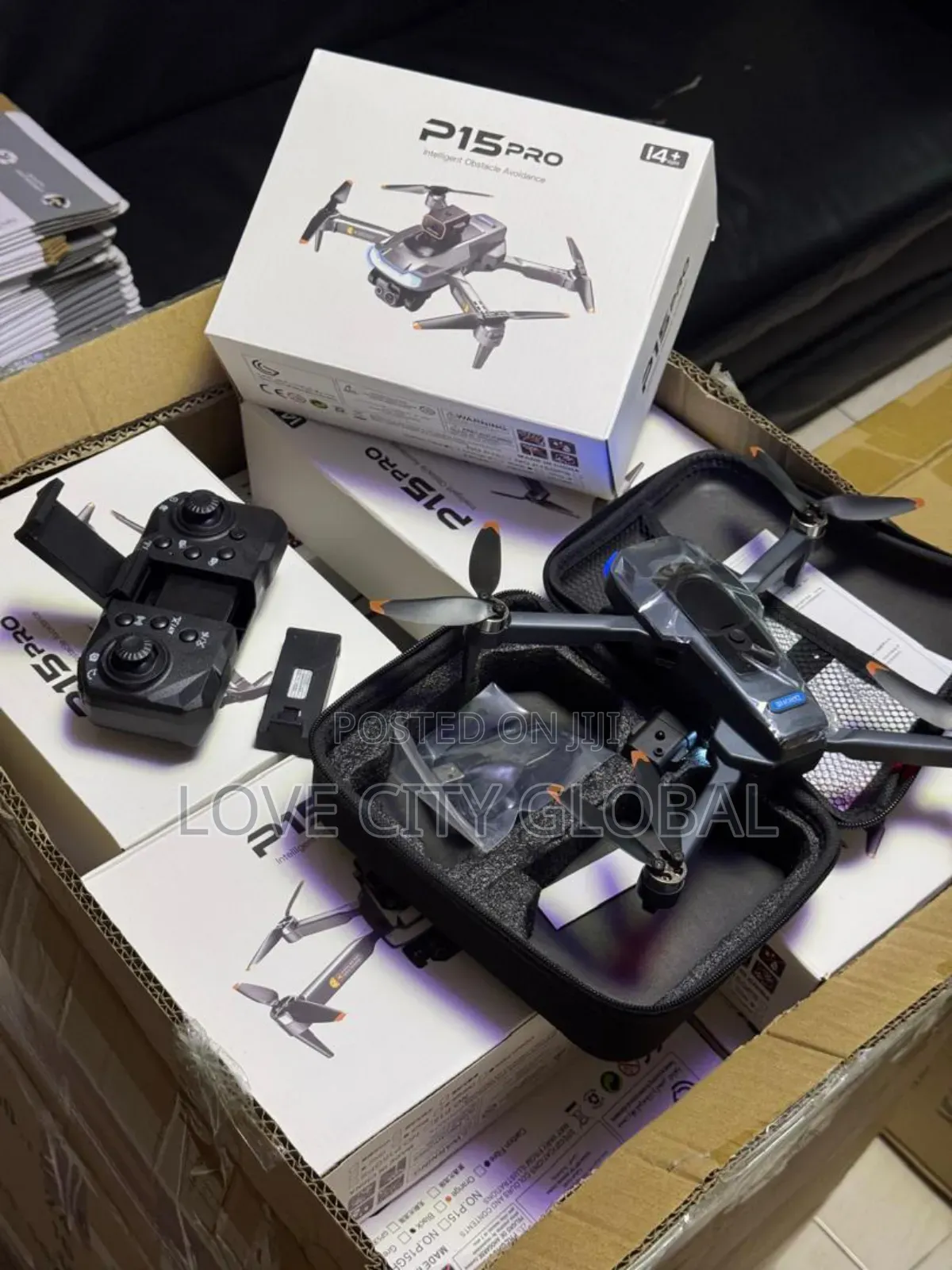 P15 Pro Drone Dual Camera Obstacle Avoidance 2 Battery