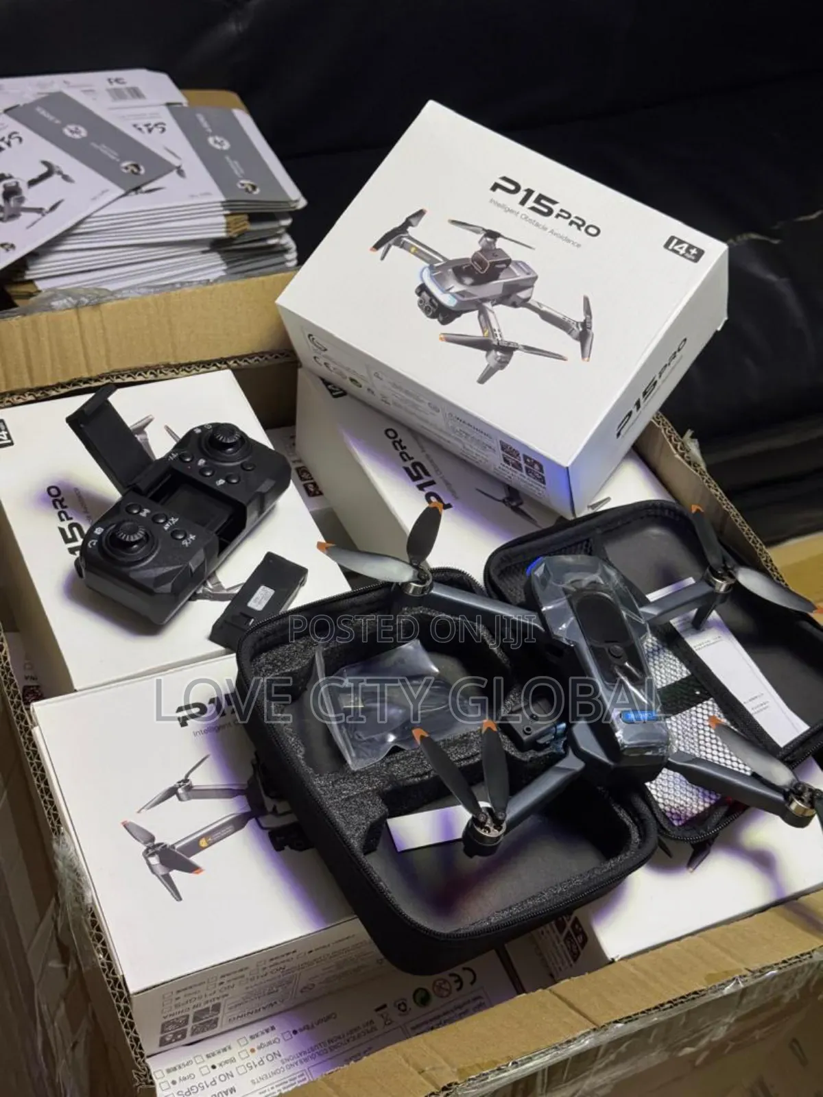 P15 Pro Drone Dual Camera Obstacle Avoidance 2 Battery
