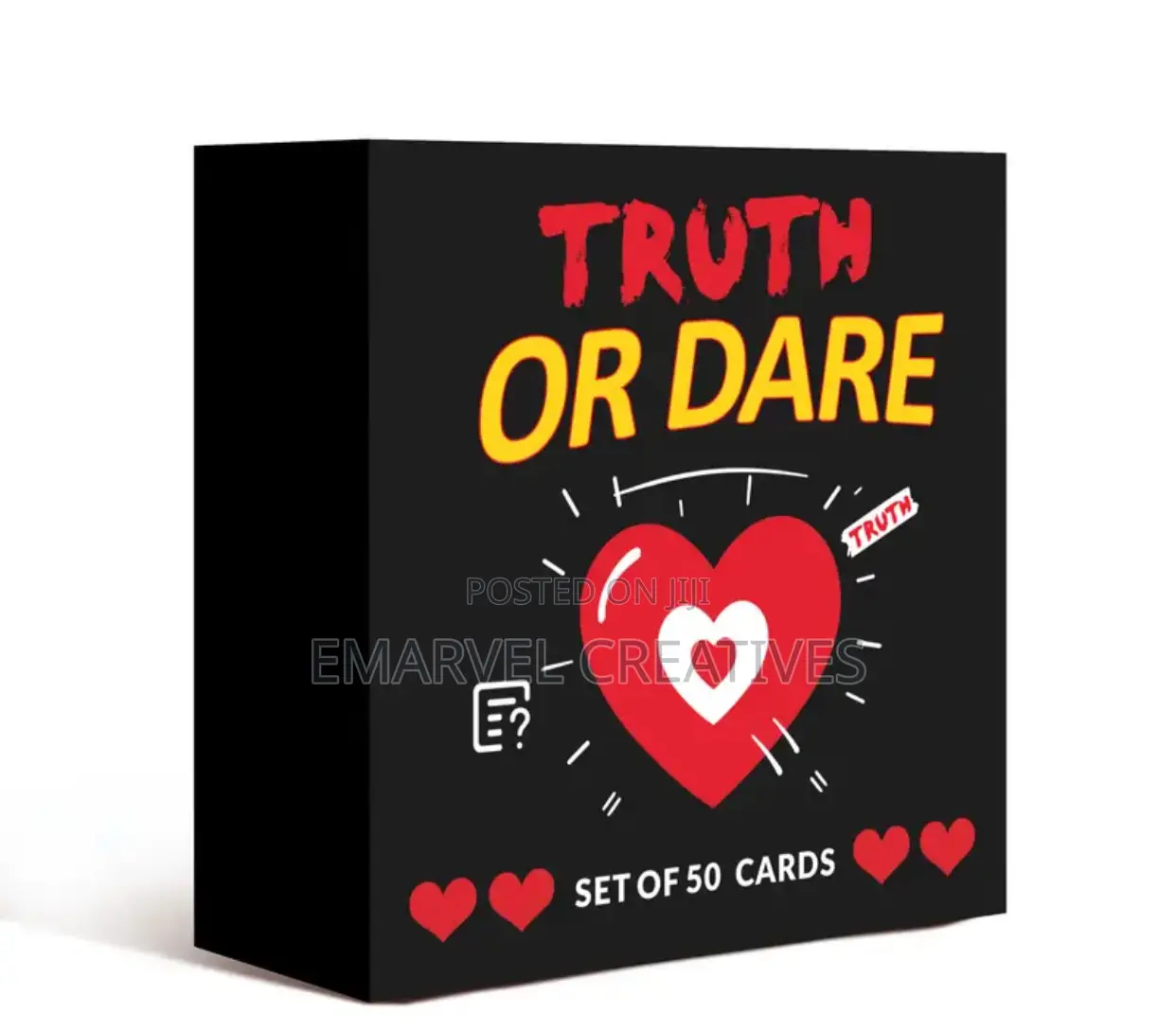 1 Box of Truth or Dare Cards for Adults, Promoting Intimacy