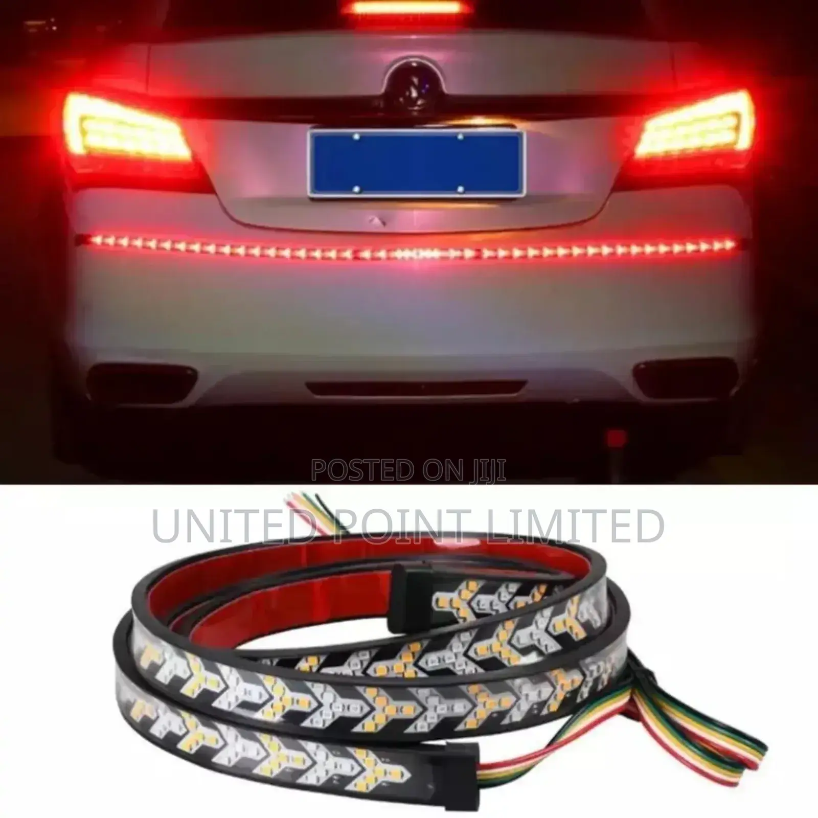 Car Rear Led Trunk Light Strip Auto Signal Flexible Lamp