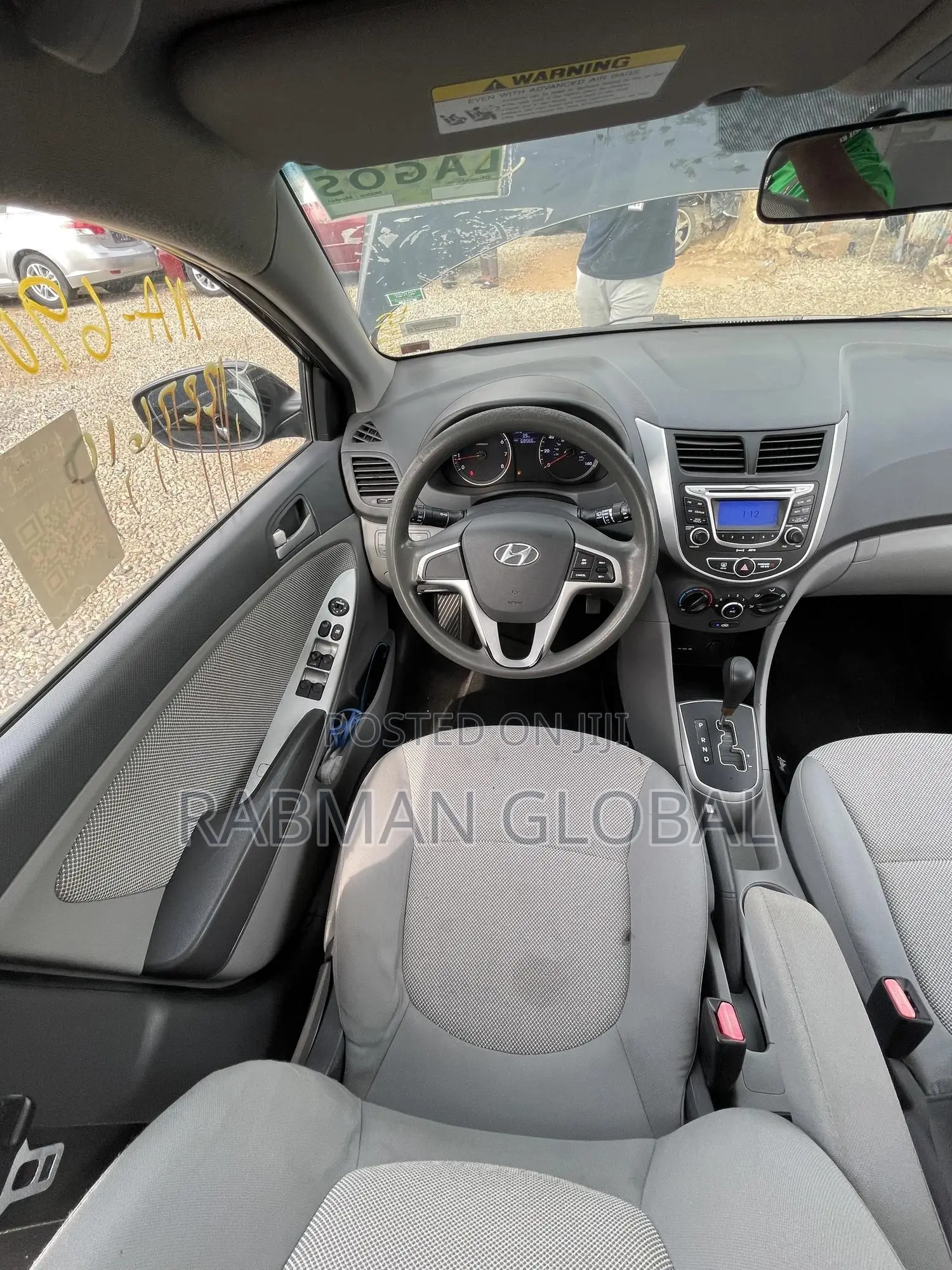 Hyundai Accent 2012 Black