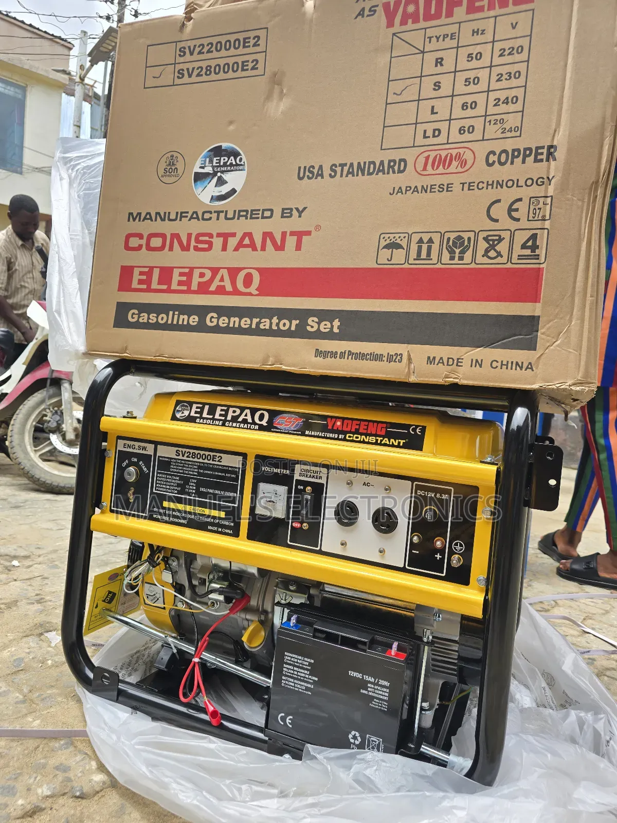 12.5kva Elepaq Constant Petrol Generator
